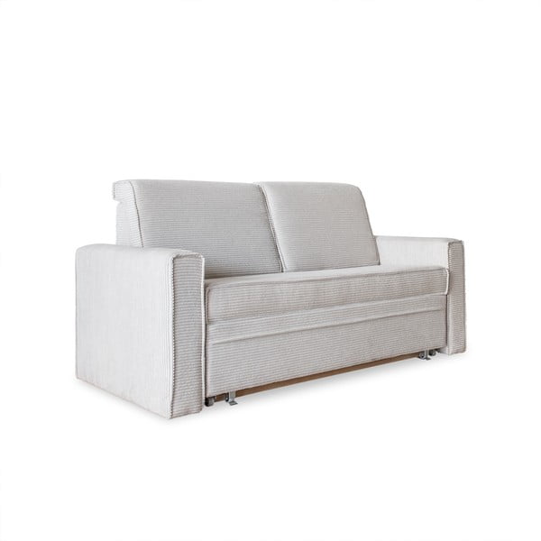 Biała rozkładana sofa 168 cm Lucky Lucy – Miuform