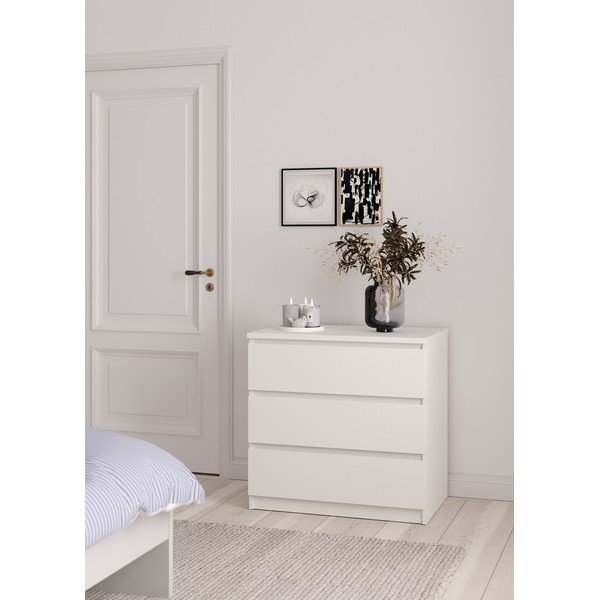 Biała komoda 77x76x50 cm Naia – Tvilum-image-1