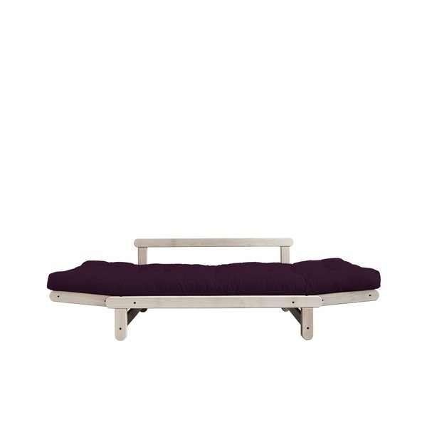 Sofa rozkładana Karup Beat Beech/Purple Plum-image-4