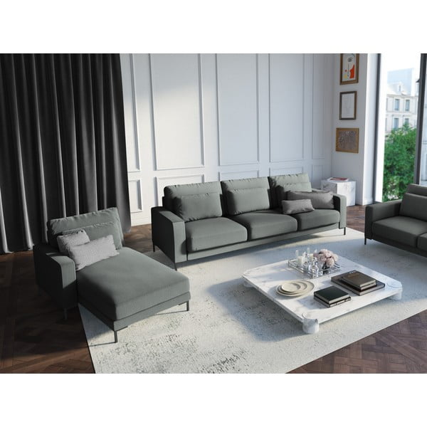 Szary szezlong Interieurs 86 Seine, lewostronny-image-1