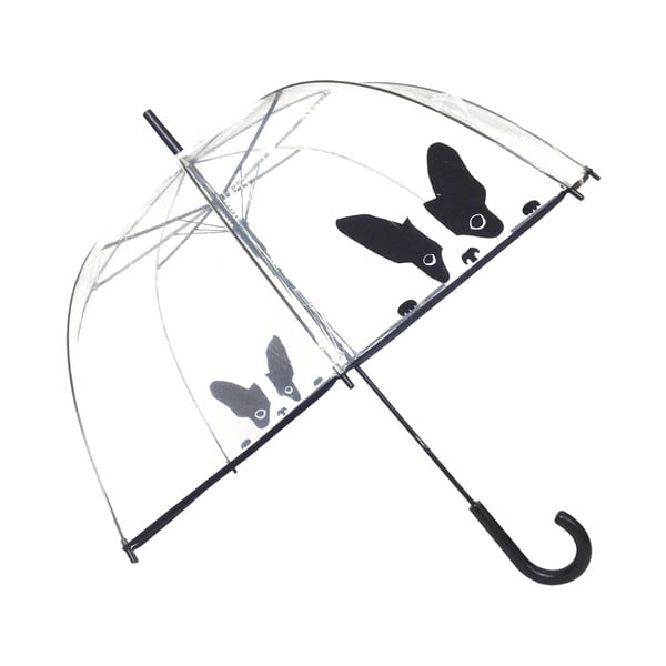 Przezroczysty parasol odporny na wiatr Ambiance Birdcage Dog, ⌀ 84 cm