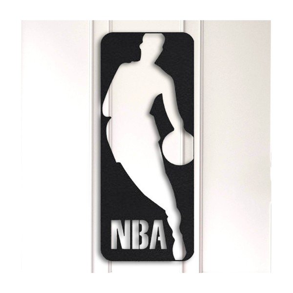 Czarna dekoracja ścienna NBA