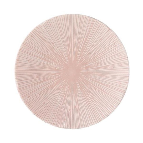 Różowy ceramiczny talerzyk deserowy ø 13 cm ICE PINK – MIJ