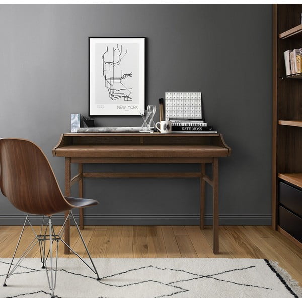 Biurko z wysuwanym blatem Woodman Carteret, szer. 115 cm-image-1