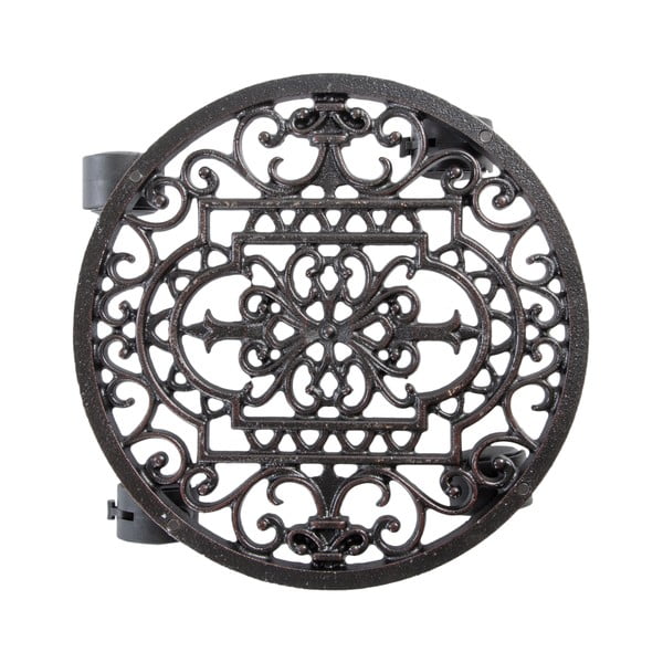 Metalowy kwietnik na kółkach ø 29 cm Ornament – Esschert Design-image-2