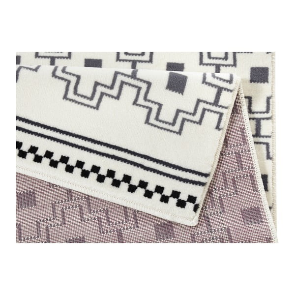 Czarno-biały dywan Zala Living Cubic, 70x140 cm-image-2