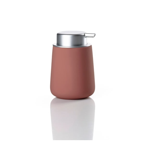 Jasnoczerwony porcelanowy dozownik do mydła 250 ml Nova – Zone-image-2