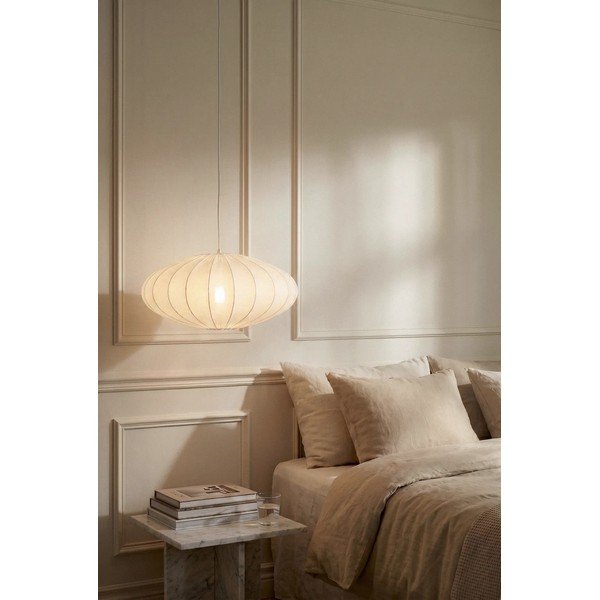 Biała lampa wisząca ø 50 cm Solia – Markslöjd-image-1