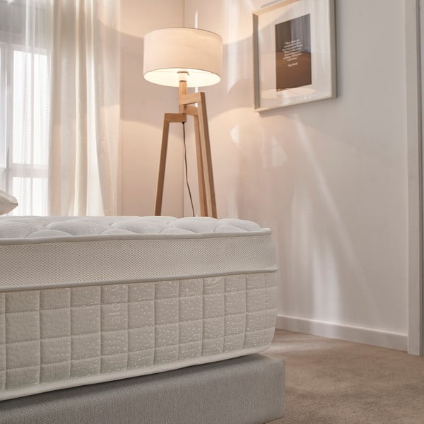 Twardy/średnio twardy sprężynowy materac dwustronny 140x200 cm Spring Premier Bagged Springs – Moonia-image-4