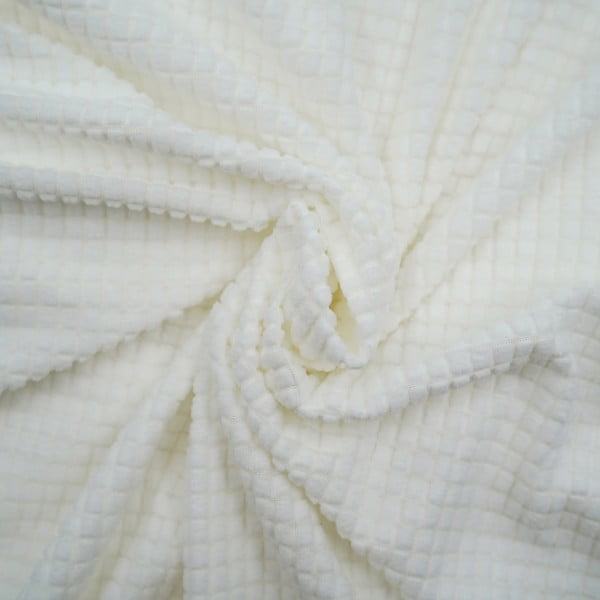 Kremowy elastyczny pokrowiec na sofę 3-osobowy Sacha – douceur d'intérieur-image-2