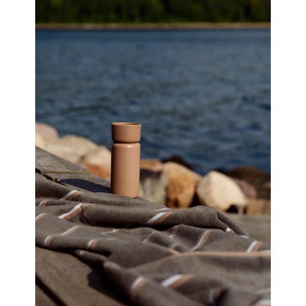 Brązowy/beżowy bawełniany ręcznik kąpielowy 70x140 cm Sauna – Zone-image-3