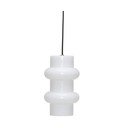 Biała szklana lampa wisząca ø 15 cm Pilule – Hübsch