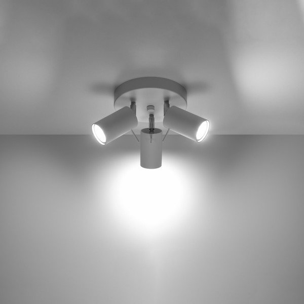 Biała lampa punktowa Etna – Sollux-image-2