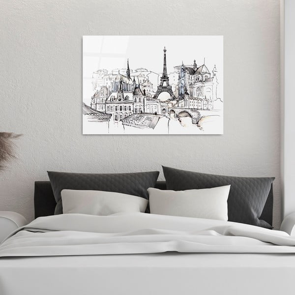 Szklany obraz 70x100 cm Paris – Wallity-image-2