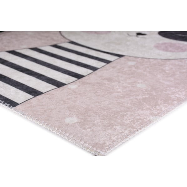 Jasnoróżowy dywan dziecięcy 120x180 cm Princess Panda – Vitaus-image-3