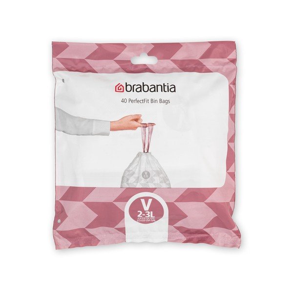 Worki na śmieci zestaw 40 szt. 3 l PerfectFit V – Brabantia