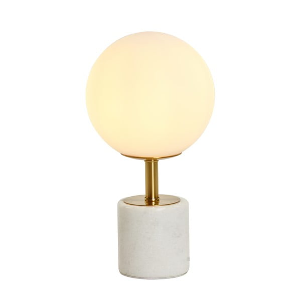 Biała lampa stołowa (wysokość 35 cm) Medina – Light & Living