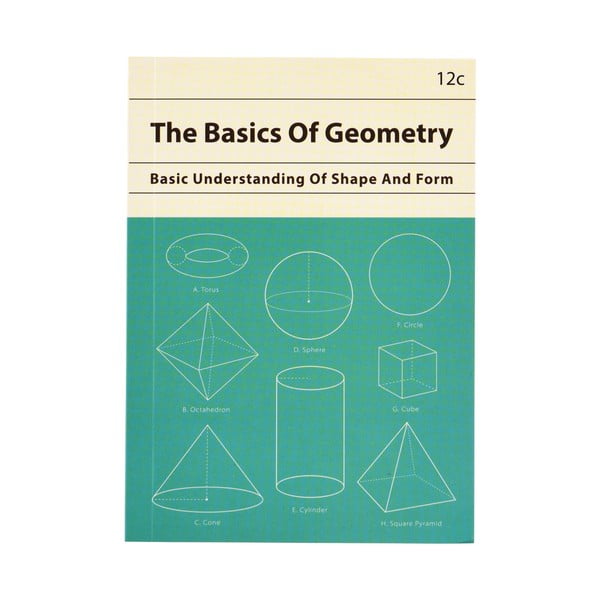 Zeszyt A6 z elementami geometrycznymi w linie Rex London, 60 str.