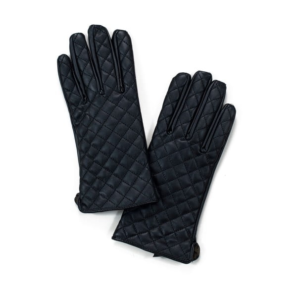 Czarne rękawiczki Luxury