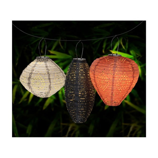 Ciemnoszary zewnętrzny lampion solarny LED (wysokość 40 cm) Foxdale – House Nordic-image-2