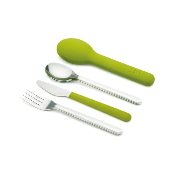 Sztućce turystyczne GoEat, zielone-image-3