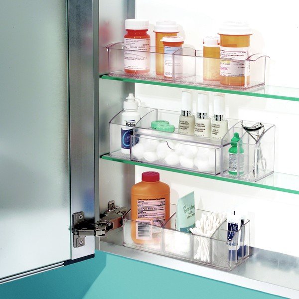 Przezroczysty organizer iDesign Med+, dł. 30,5 cm-image-2