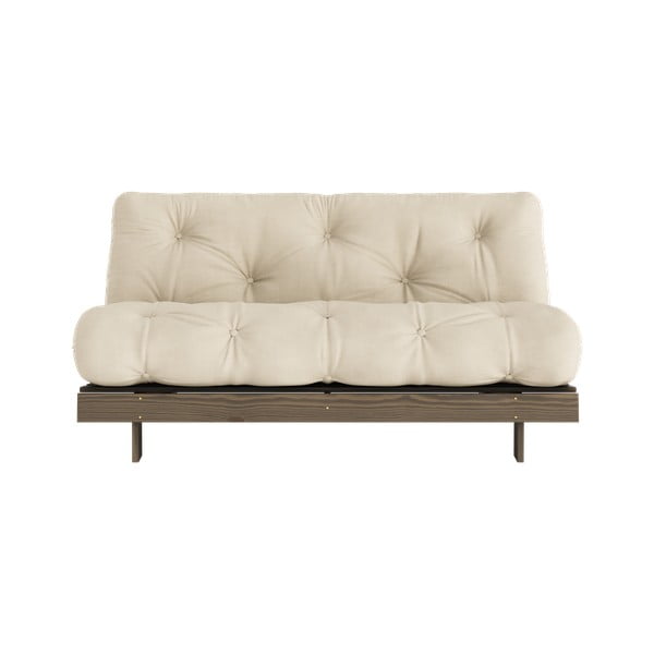 Beżowokremowa rozkładana sofa 160 cm Roots – Karup Design