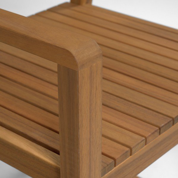 Krzesło ogrodowe z drewna akacji Kave Home Emili-image-1