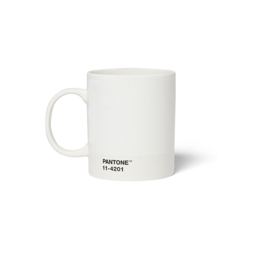 Biały kubek ceramiczny 375 ml Cloud Dancer - Pantone