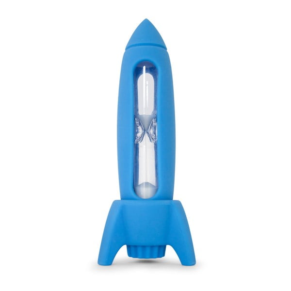 Niebieski dziecięcy minutnik do mycia zębów J-Me Rocket