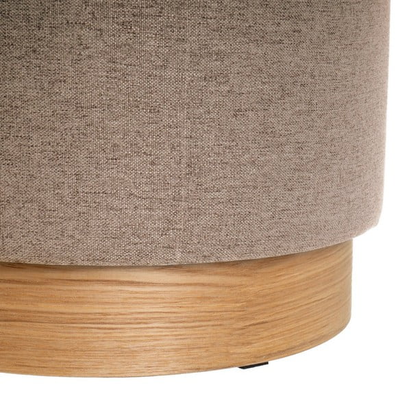 Jasnobrązowe pufy zestaw 2 szt. – Casa Selección-image-3