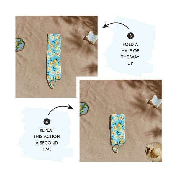 Zielony ręcznik plażowy 150x75 cm Summer Fruits – Catherine Lansfield-image-1