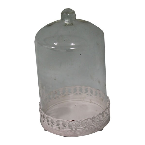 Taca ze szklanym kloszem Antic Line Bell, 18x10,5 cm