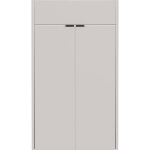 Kremowa szafka wisząca 56x97x22 cm Ameca – Germania-image-2