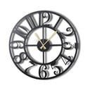 Metalowy zegar ścienny The Old Times, 50x50 cm