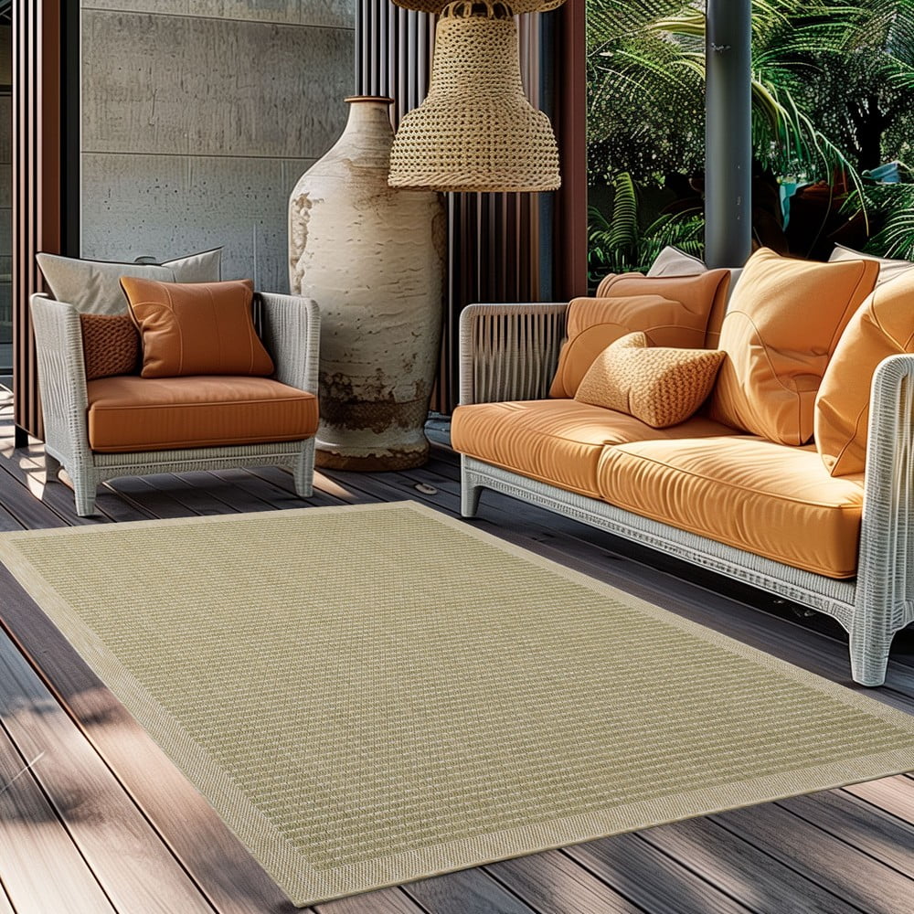 Dywan odpowiedni na zewnątrz w kolorze khaki 120x170 cm Giza 1410 – Ayyildiz Carpets (zdjęcie 2)