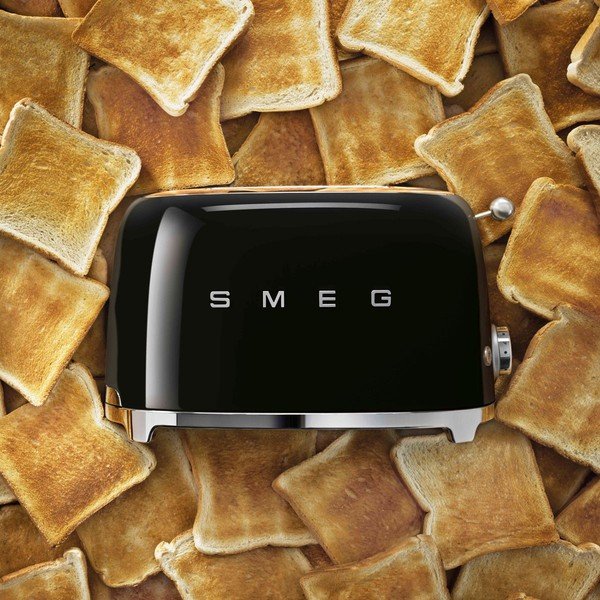 Czarny toster Retro Style – SMEG-image-2