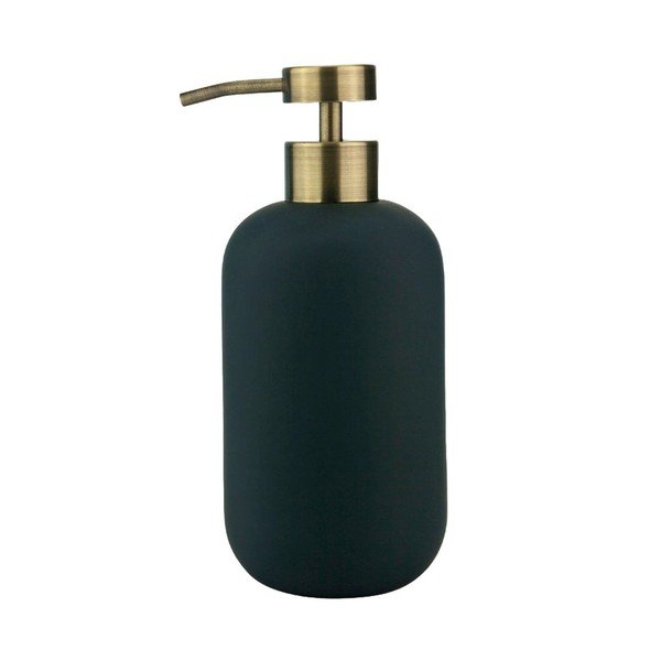 Antracytowy ceramiczny dozownik do mydła 200 ml Lotus – Mette Ditmer Denmark