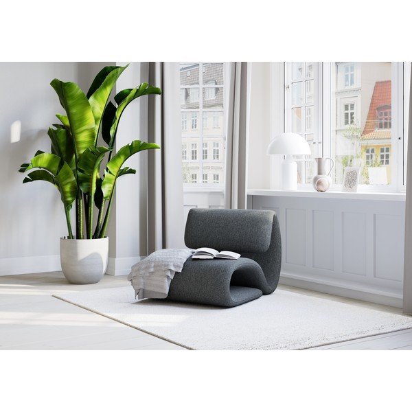 Ciemnoszary fotel DAN-FORM Denmark Dubna-image-1