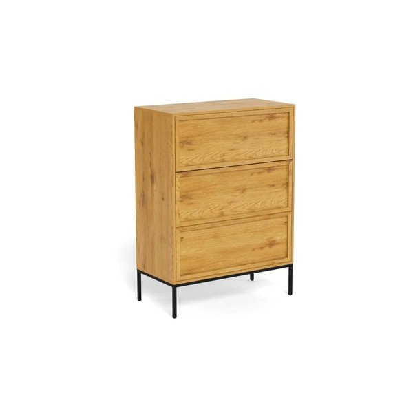 Komoda w dekorze dębu w naturalnym kolorze 80x110x40 cm Palmdale – Actona