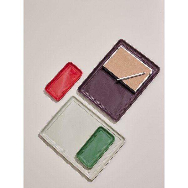 Ceramiczne tace dekoracyjne zestaw 2 szt. 35x26 cm Amare – Hübsch-image-3