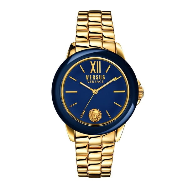 Złoto-niebieski zegarek damski Versus by Versace SCC060016