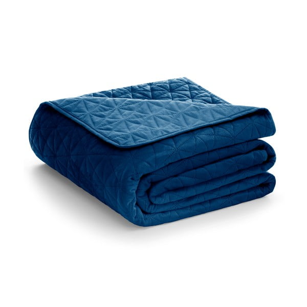 Niebieska narzuta AmeliaHome Laila Royal, 220x240 cm