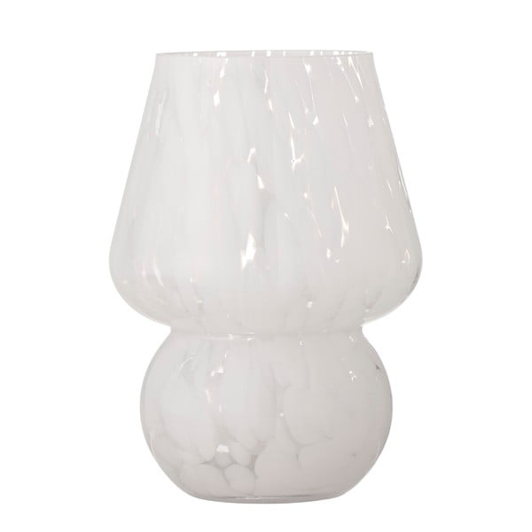 Biały szklany wazon Halim – Bloomingville
