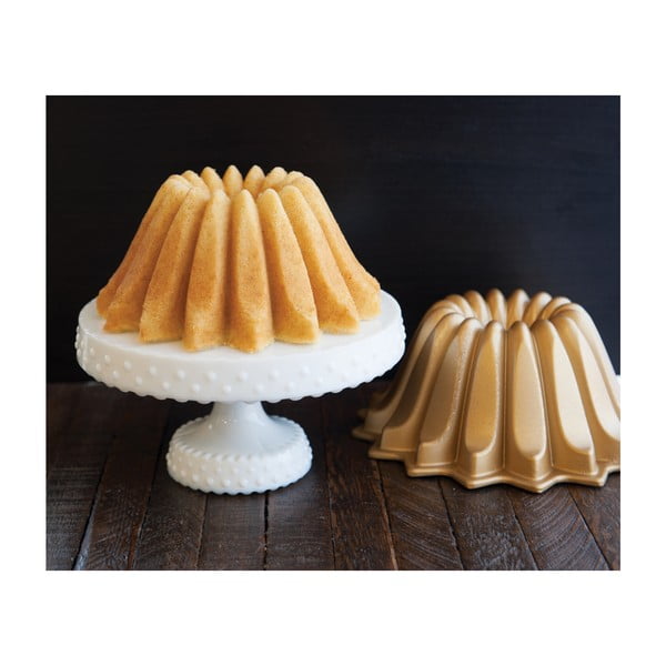 Forma na babkę w kolorze złota Nordic Ware Lotus, 1, 2 l-image-4