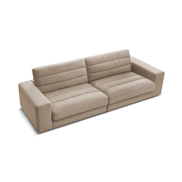 Szarobrązowa aksamitna sofa 276 cm Sierra – Bobochic Paris-image-3