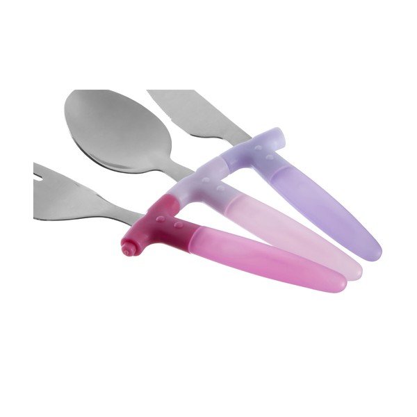 Zestaw 3 sztućców dla dziecka ze stali nierdzewnej Premier Housewares Rainbow-image-3