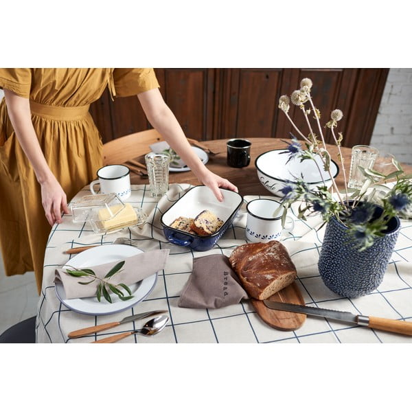 Niebieski wazon ceramiczny Bloomingville Vase-image-2