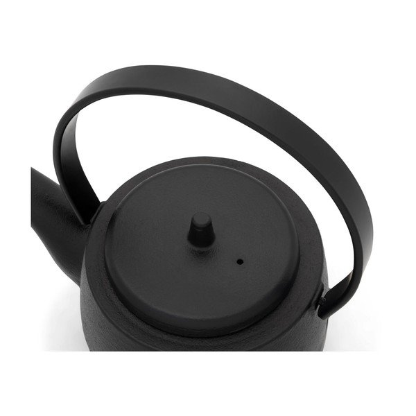 Czarny żeliwny dzbanek do herbaty z sitkiem 1,2 l Kobe – Bredemeijer-image-2