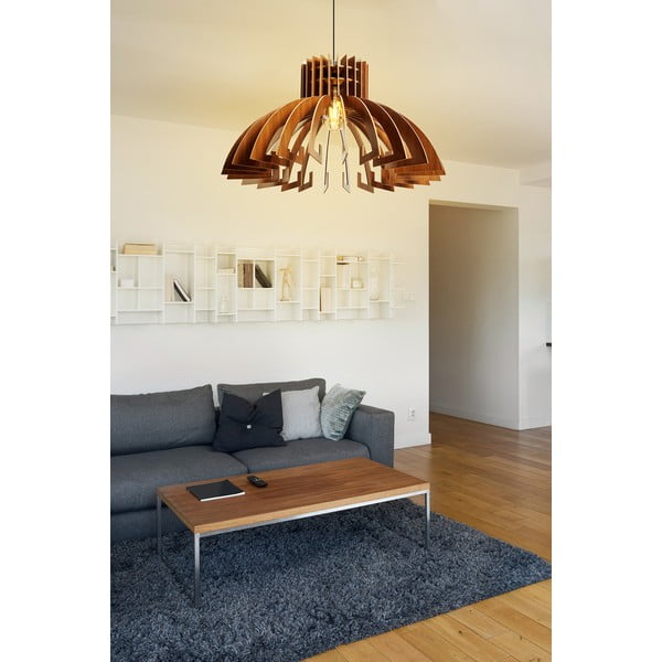 Lampa wisząca w naturalnym kolorze ø 54 cm – Opviq lights-image-1